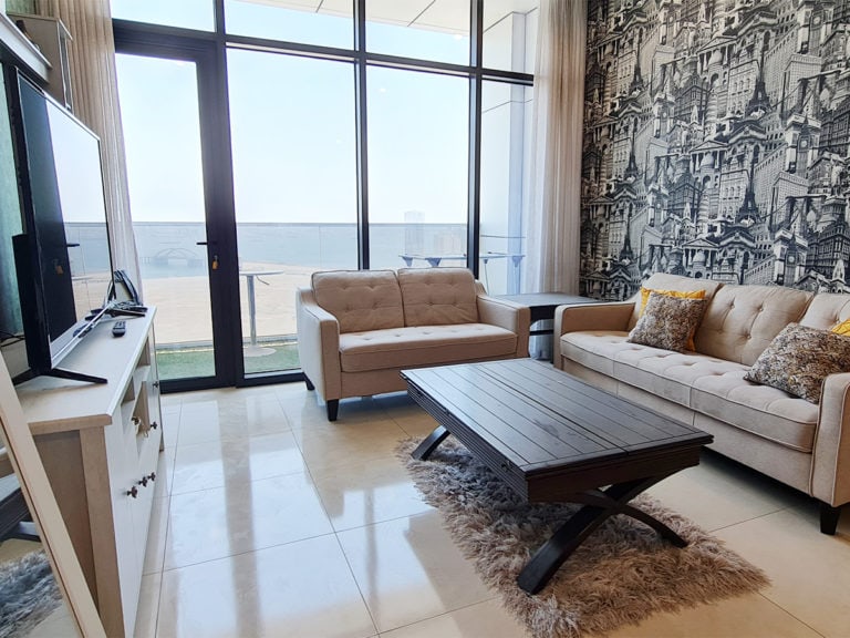 One-Bedroom apartment for rent in Juffair in the most modern building with beautiful views and in the heart of Juffair