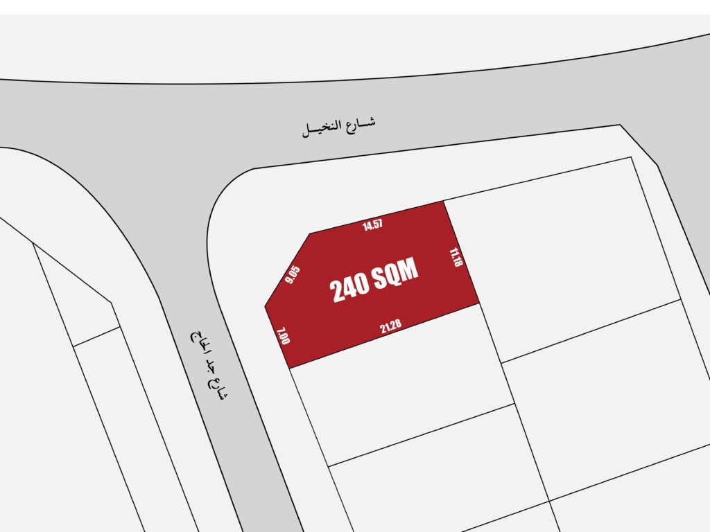 Residential Land For Sale In Jid Al Haj 2 Roads House Me