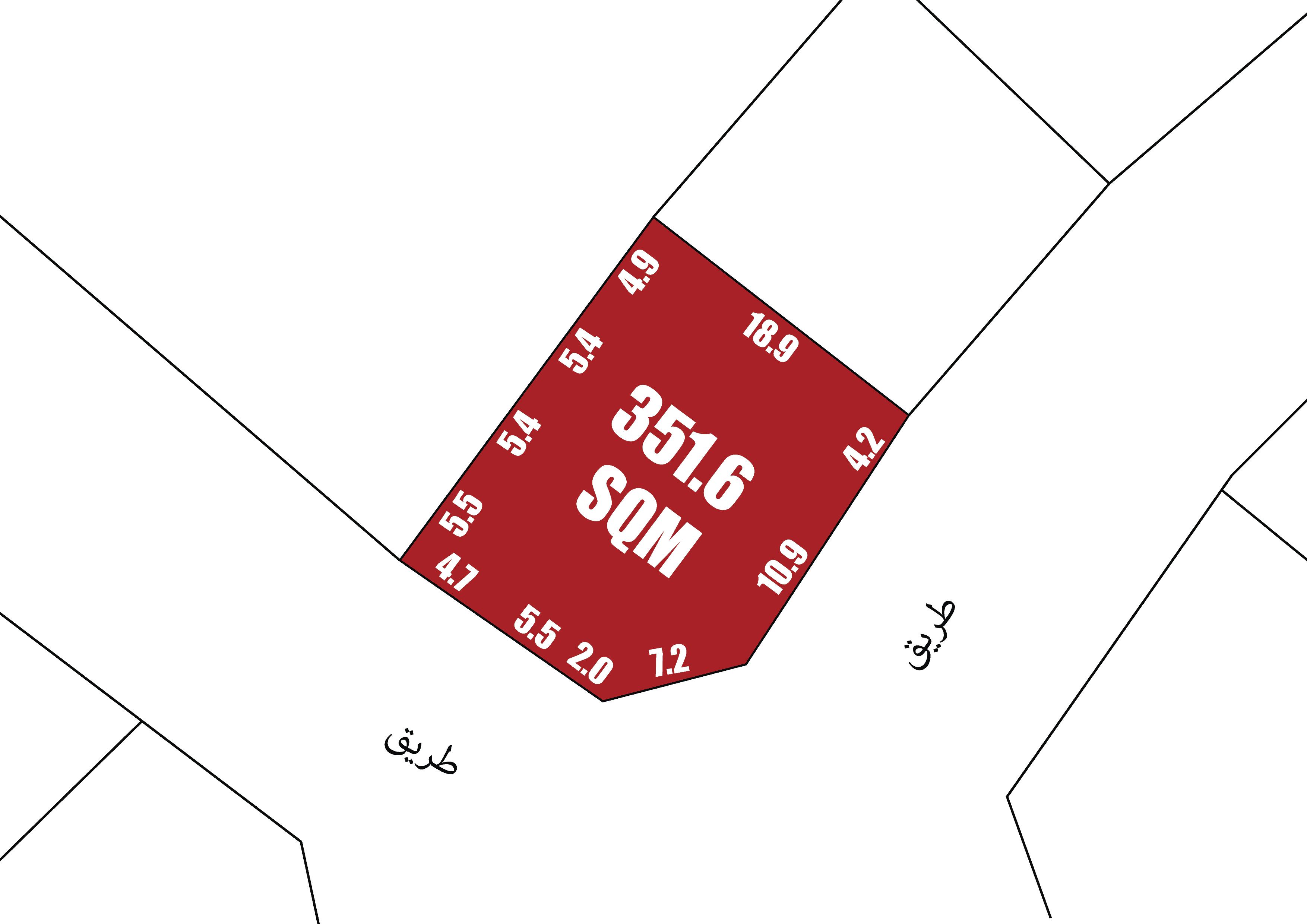 RA Land for Sale in Al Hajar | 351.6 SQM
