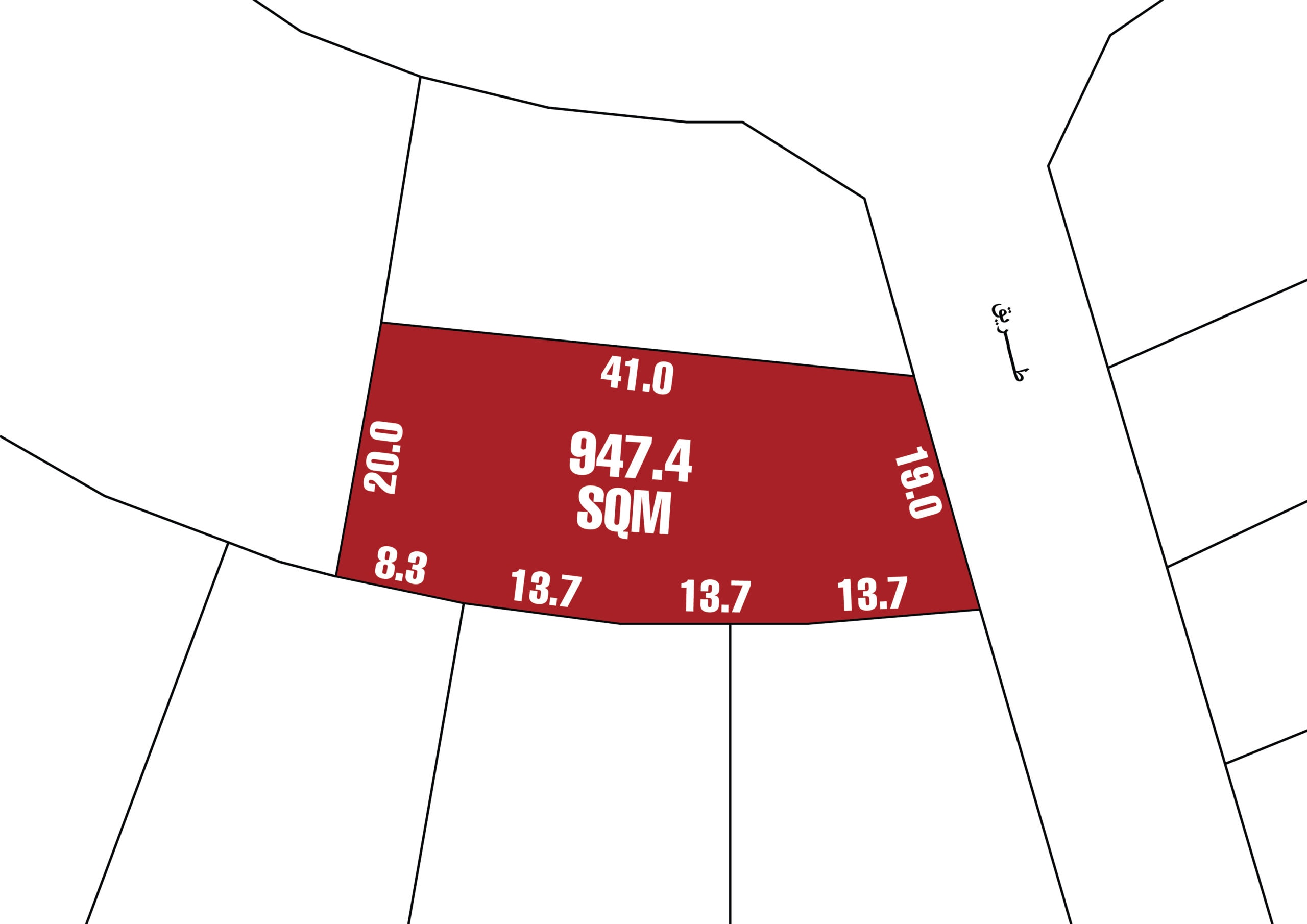 Prime location Land for Sale in Riffa Area | 947.4 SQM