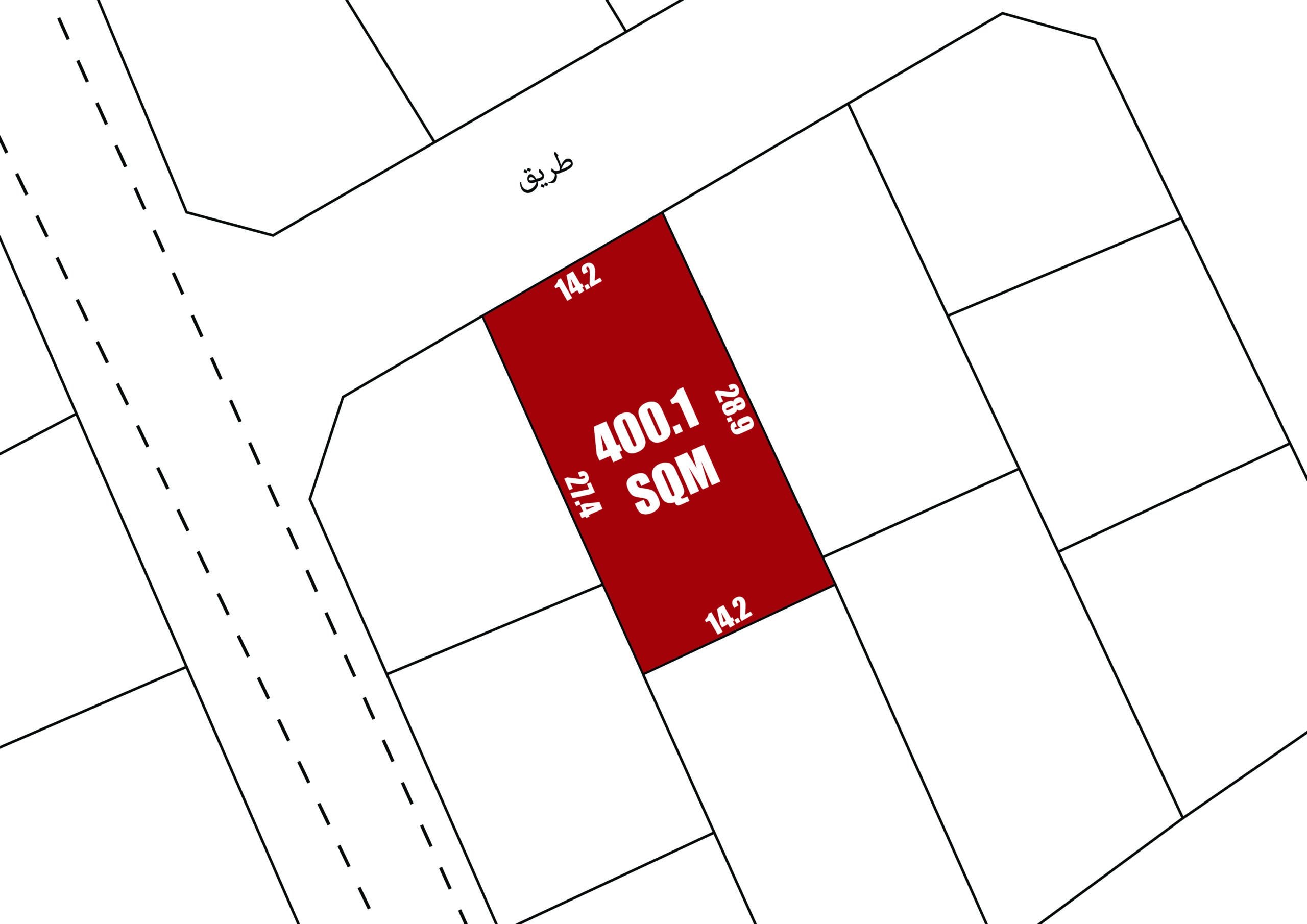 RA Land for Sale in Sadad - 400 SQM| House Me