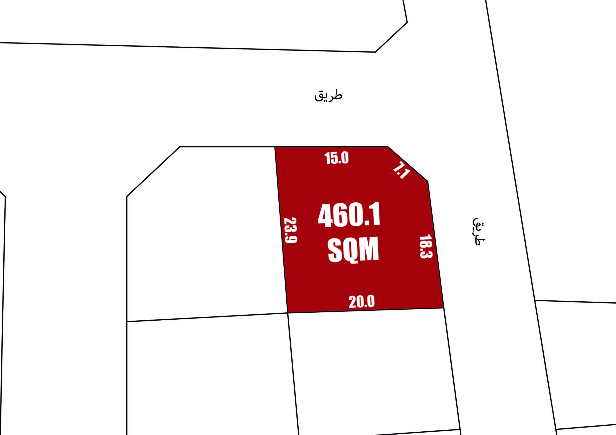 ارض للبيع في سلماباد | ٤٦٠.١ متر مربع
