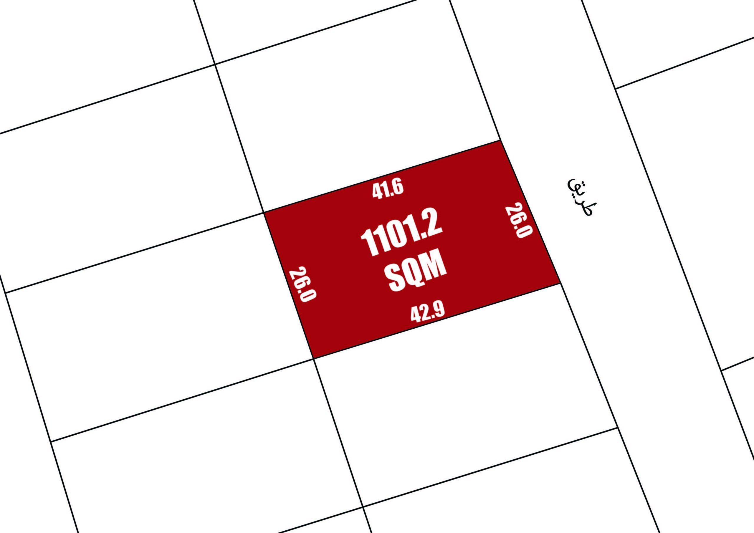 ارض للبيع في راس زويد | ١،١٠١.٢ متر مربع
