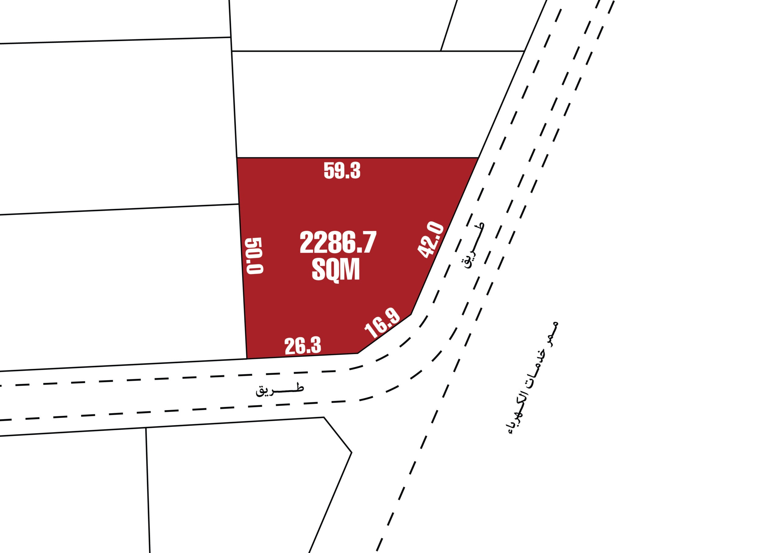 Land for Sale in Al Janabiyah Area | 2286.7 SQM