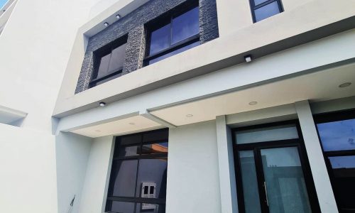 Brand New House with Large Windows and a Balcony in Barbar.