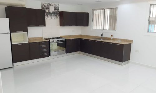 A luxury kitchen with white cabinets and stainless steel appliances.