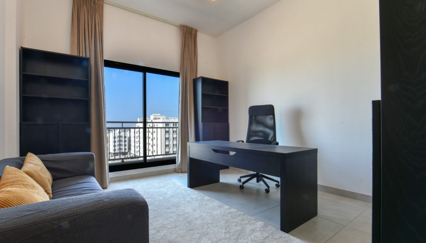Eye-Catching 2BR Apartment for Sale in Janabiyah with a view of the city.