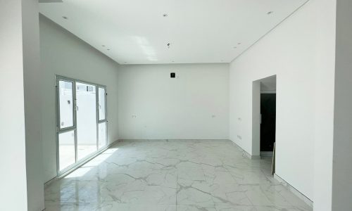 An amazing new villa in Durrat Al Muharraq with marble floors.