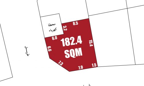 Residential Land for Sale in Sanad - 182.4 SQM | House me