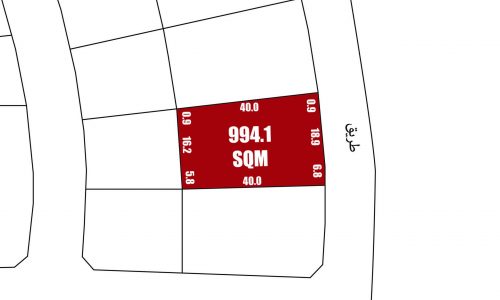 SP Land for Sale in Diyar Al Muharraq | 994.1 SQM