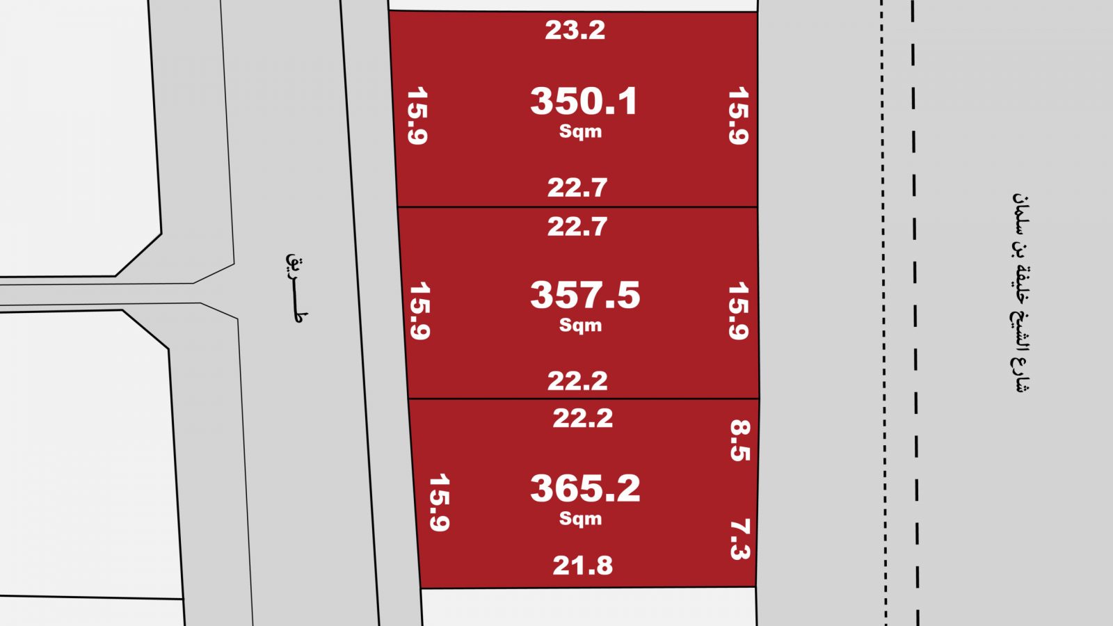 Lands for Sale in Hamad Town