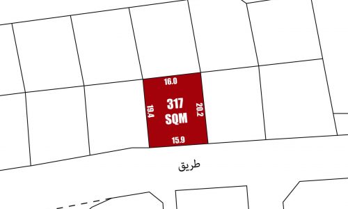 RB Land for Sale in Tubli - 317 SQM