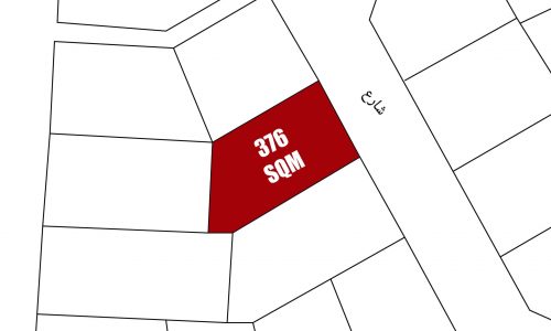 ارض سكنية للبيع في الرفاع الشرقي - ٣٧٦ متر مربع | هاوس مي