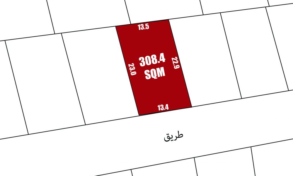 RB Land for Sale in Budaiya - 308.4 SQM | House me