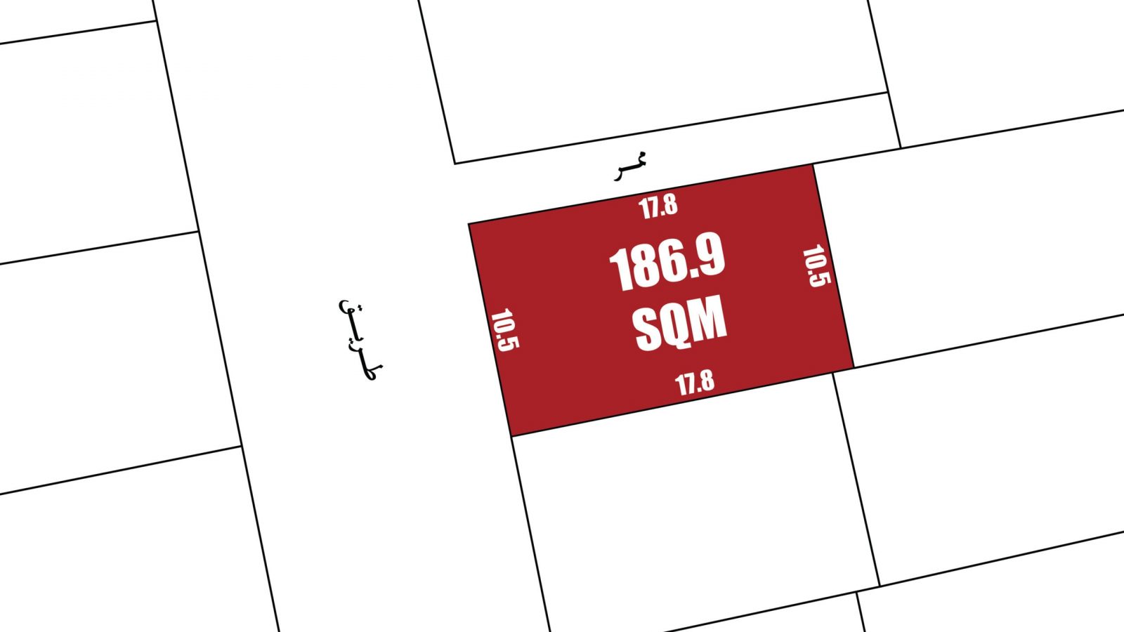 Residential Land for Sale in Al Malkiya | 186.9 SQM | House me