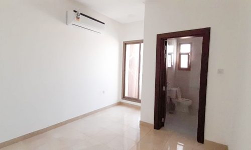 Commercial Apartment for rent in Seef featuring 2BR and a door leading to a bathroom.