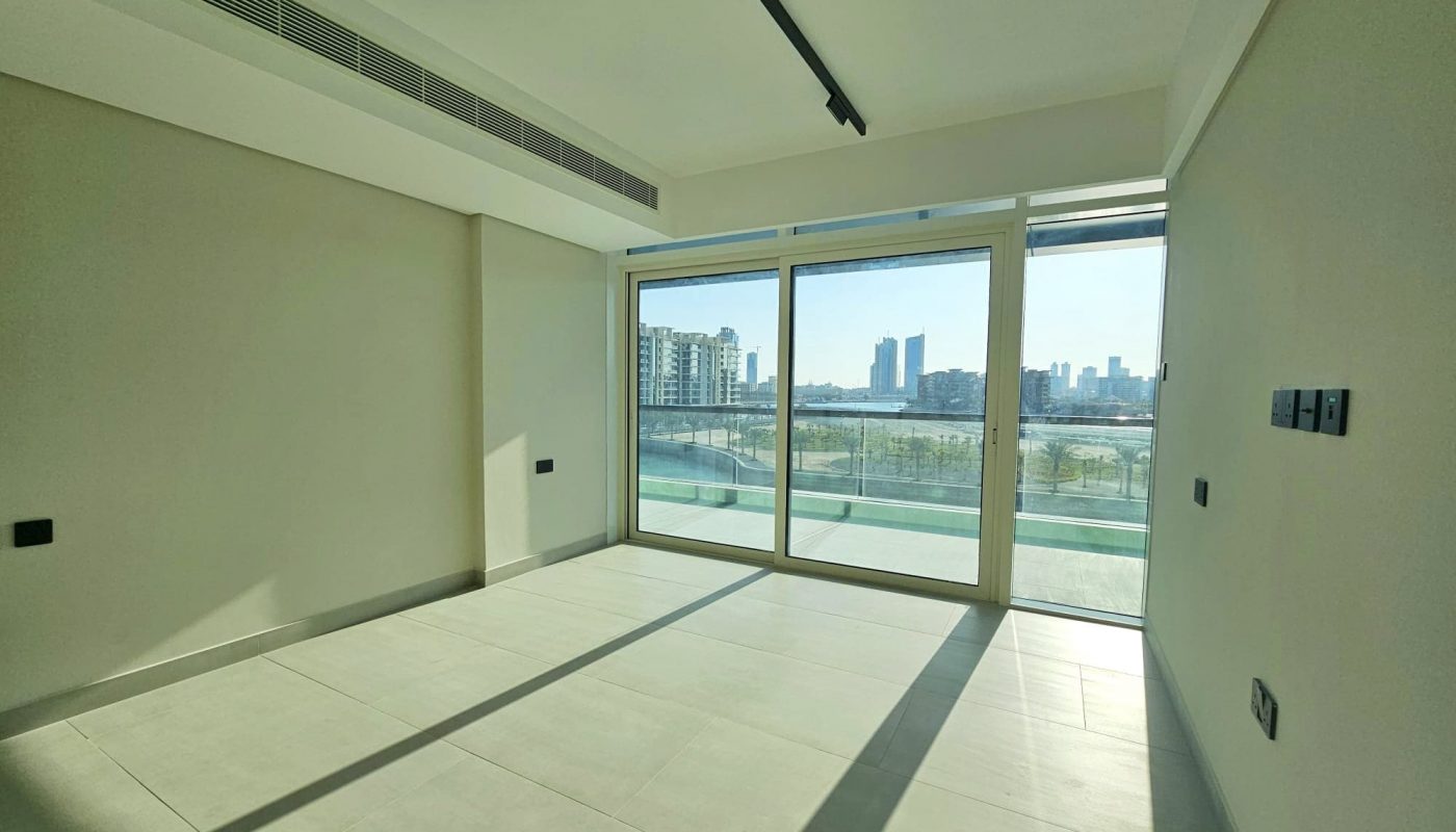 Auto Draft modern room with large windows overlooking a cityscape.