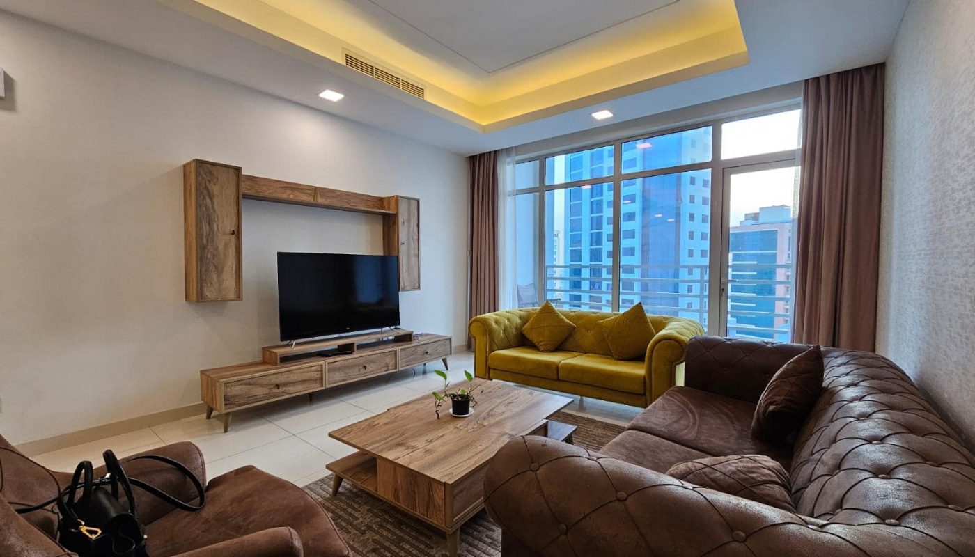 Charming 2BR Fully-furnished Flat for Rent in Juffair | Balcony