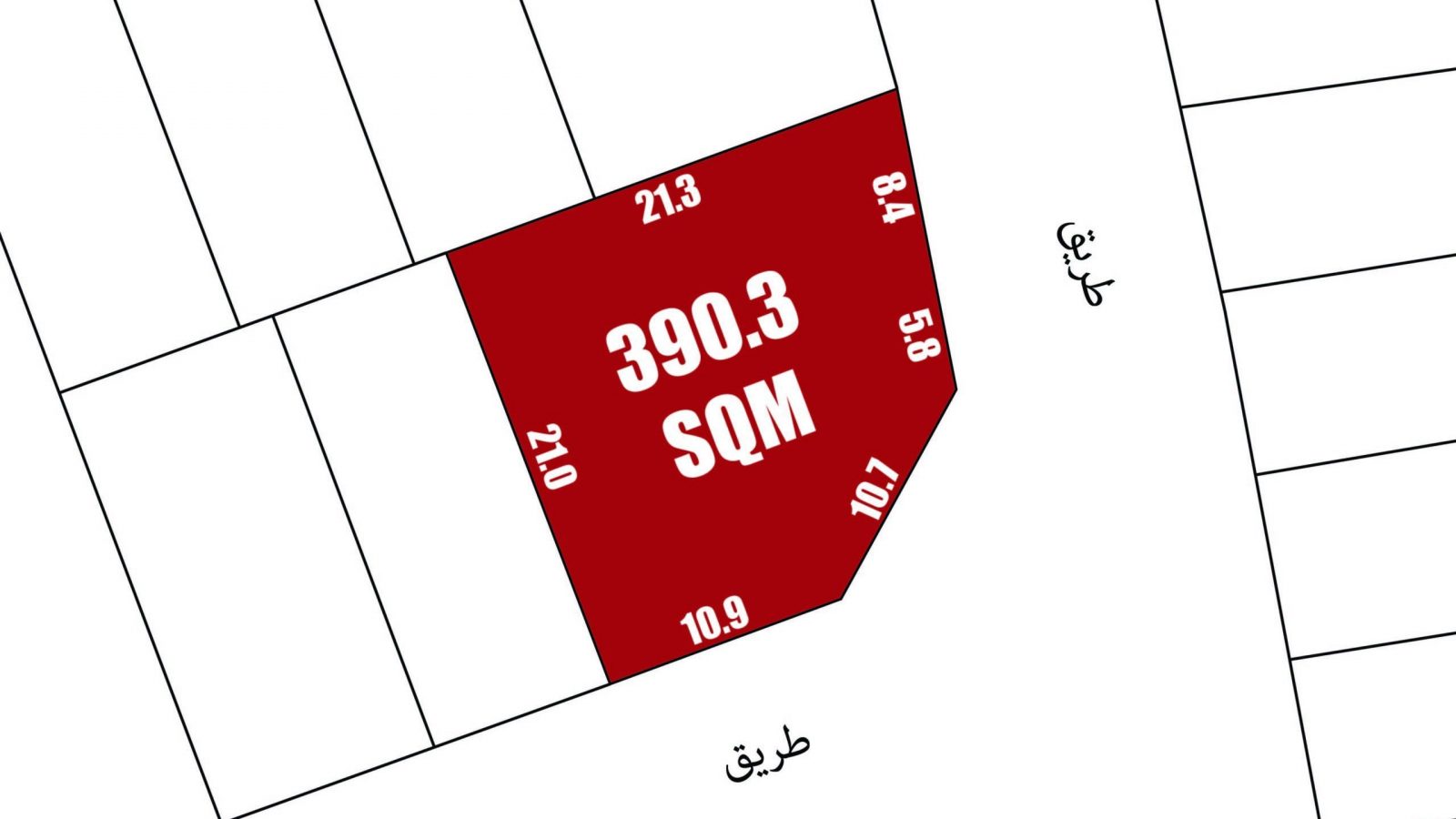 RHA Land for Sale in Hamala | 390.3 SQM
