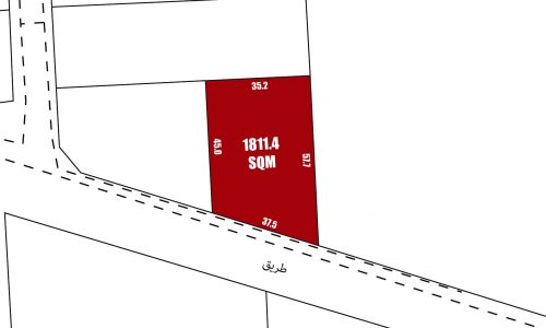 ارض سكنية للبيع في الجنبية في موقع متميز