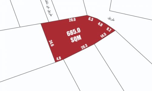 A map showing the location of a property in Juffair.