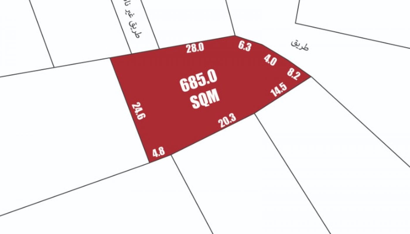 A map showing the location of a property in Juffair.