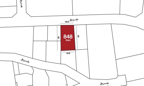 A map displaying the prime location of a property for sale in Tubli Area.