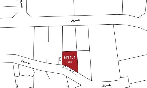 A map displaying the prime location of a property for sale.