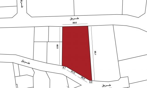 A Tubli map displaying the location of lands.