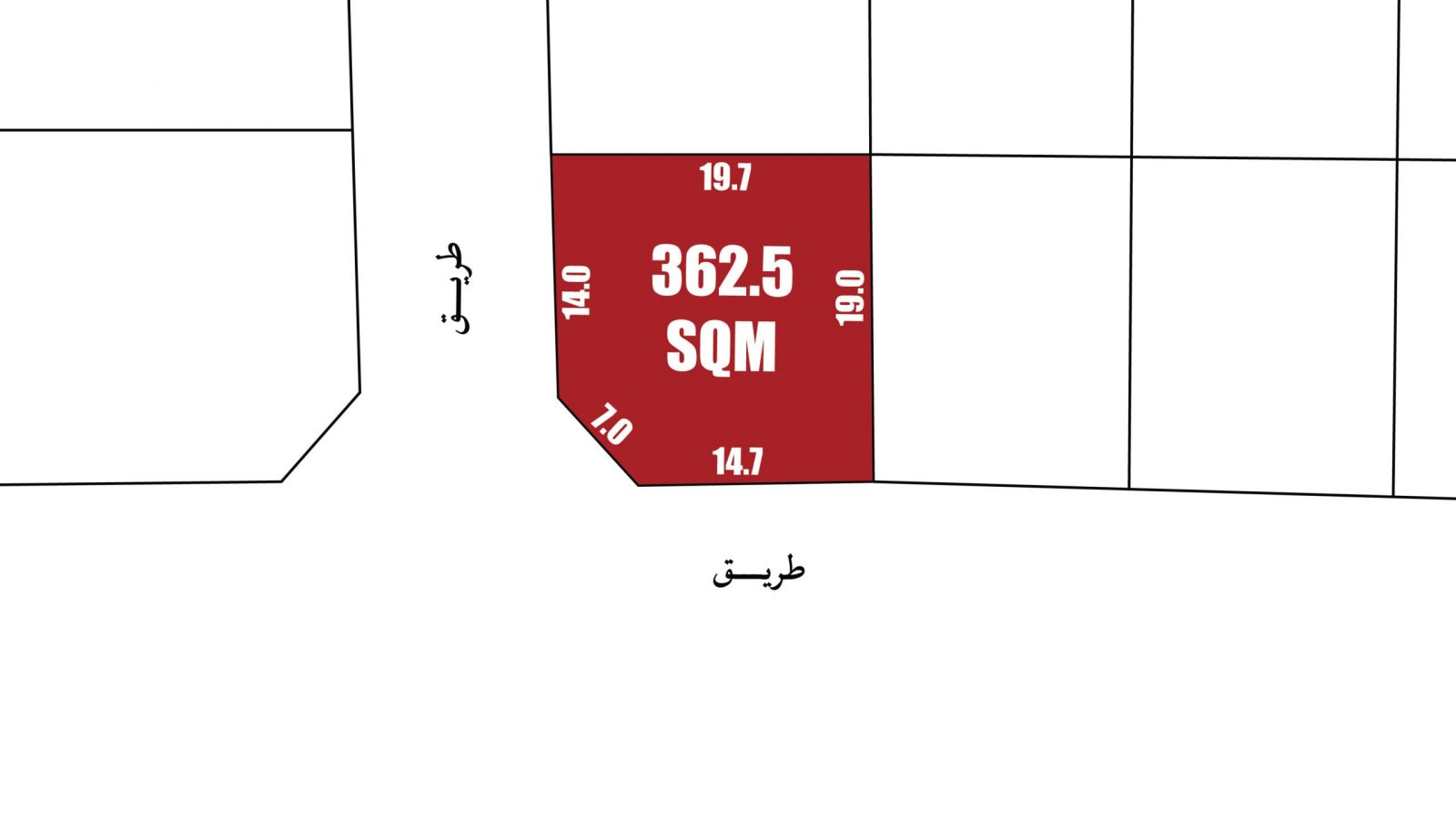 Land for Sale in Tubli - 2 Roads Corner | House me