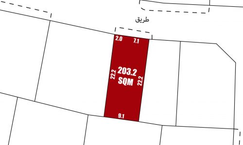 ارض سكنية للبيع في توبلي خلف حسن محمود