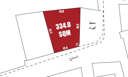 Residential Land for Sale in Tubli | 334 SQM | House me