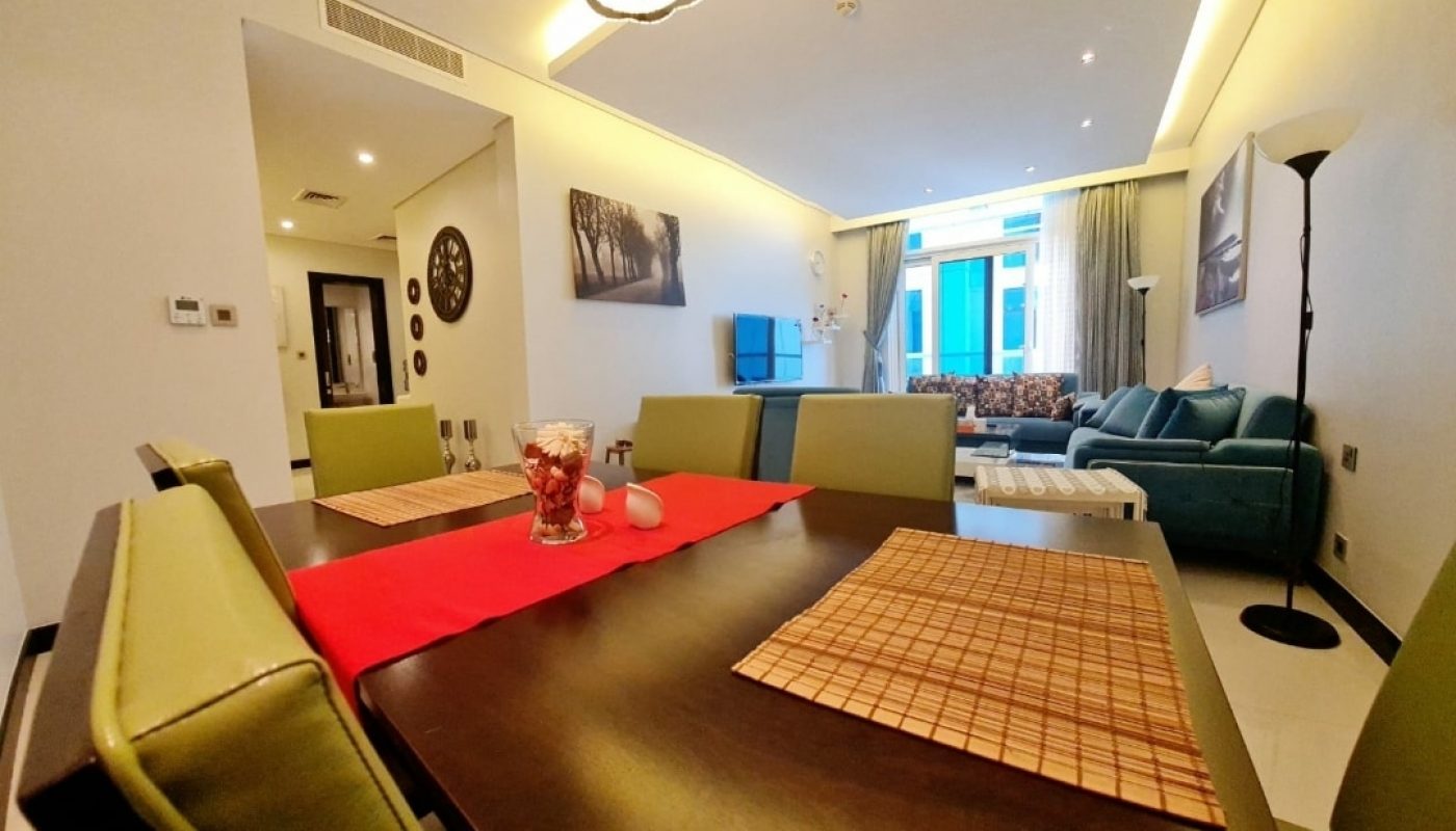 Amazing living room with a dining table and chairs.