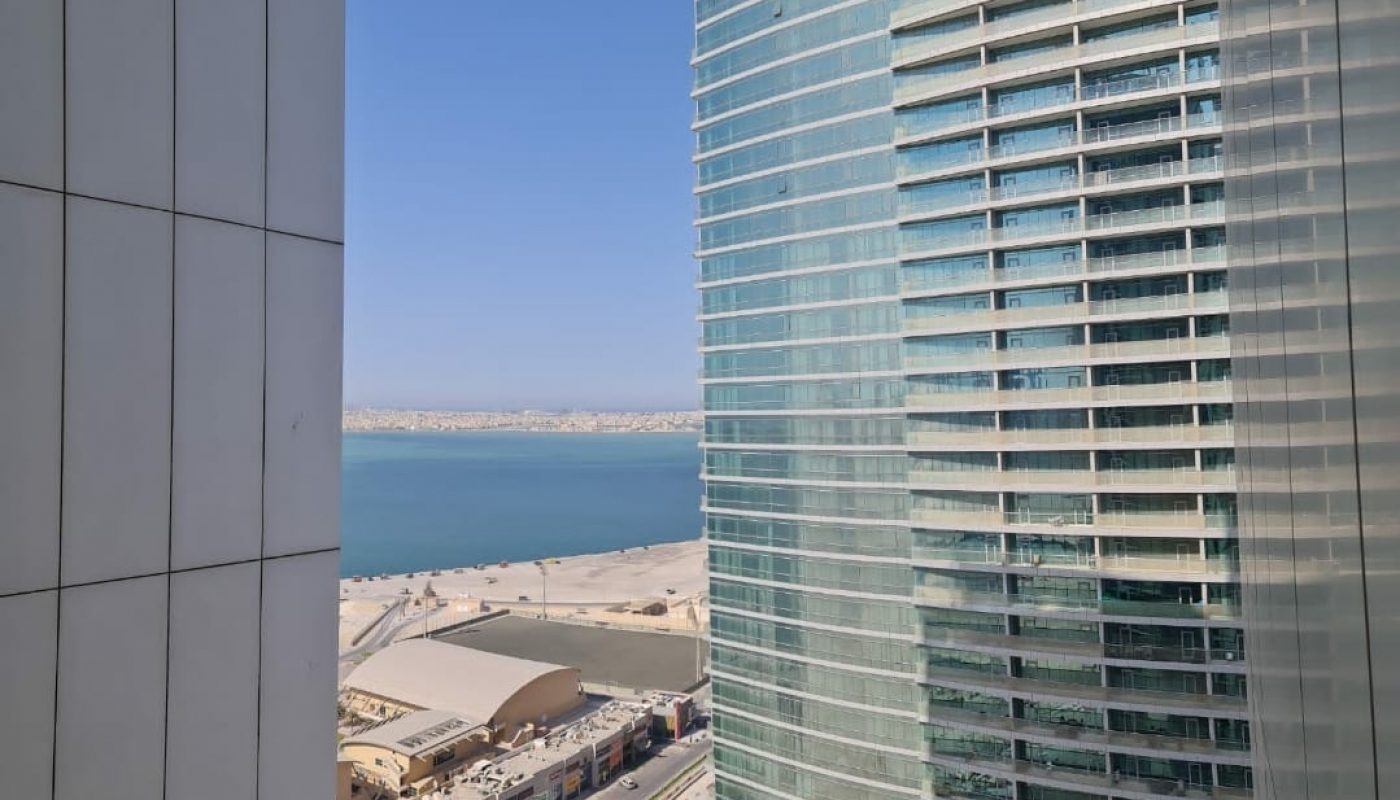 Amazing view of a city from a tall building.