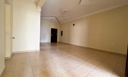 A Jeblat Habshi apartment for rent, featuring tile floors and a ceiling fan.